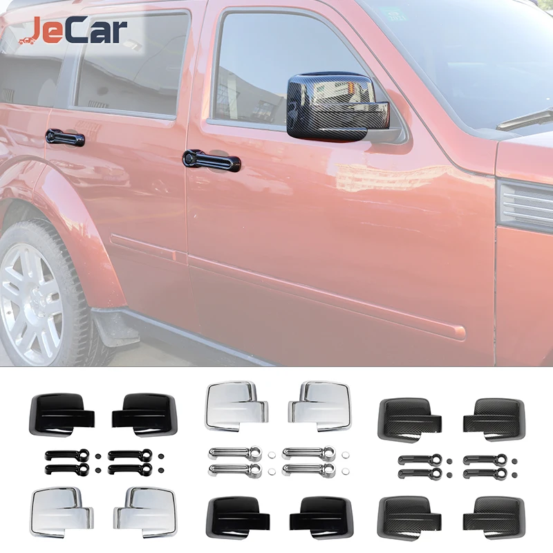 Чехлы на зеркала заднего вида из АБС-пластика для Jeep Liberty хромированные