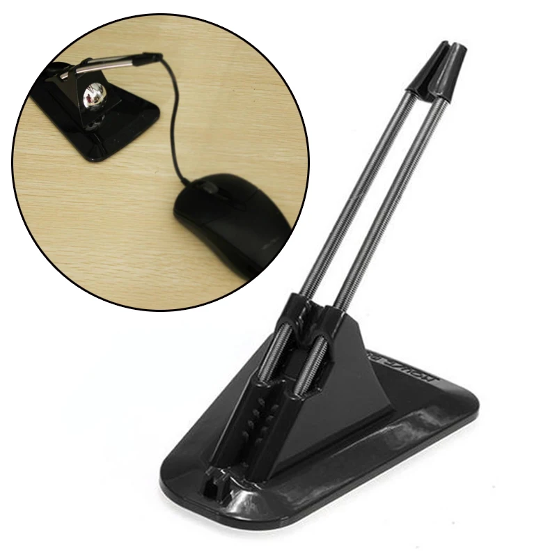 Портативный черный зажим для кабеля игровой мыши органайзер держатель банджи