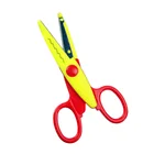 Ножницы для скрапбукинга, металл и пластик, 6 узоров, 1 шт.