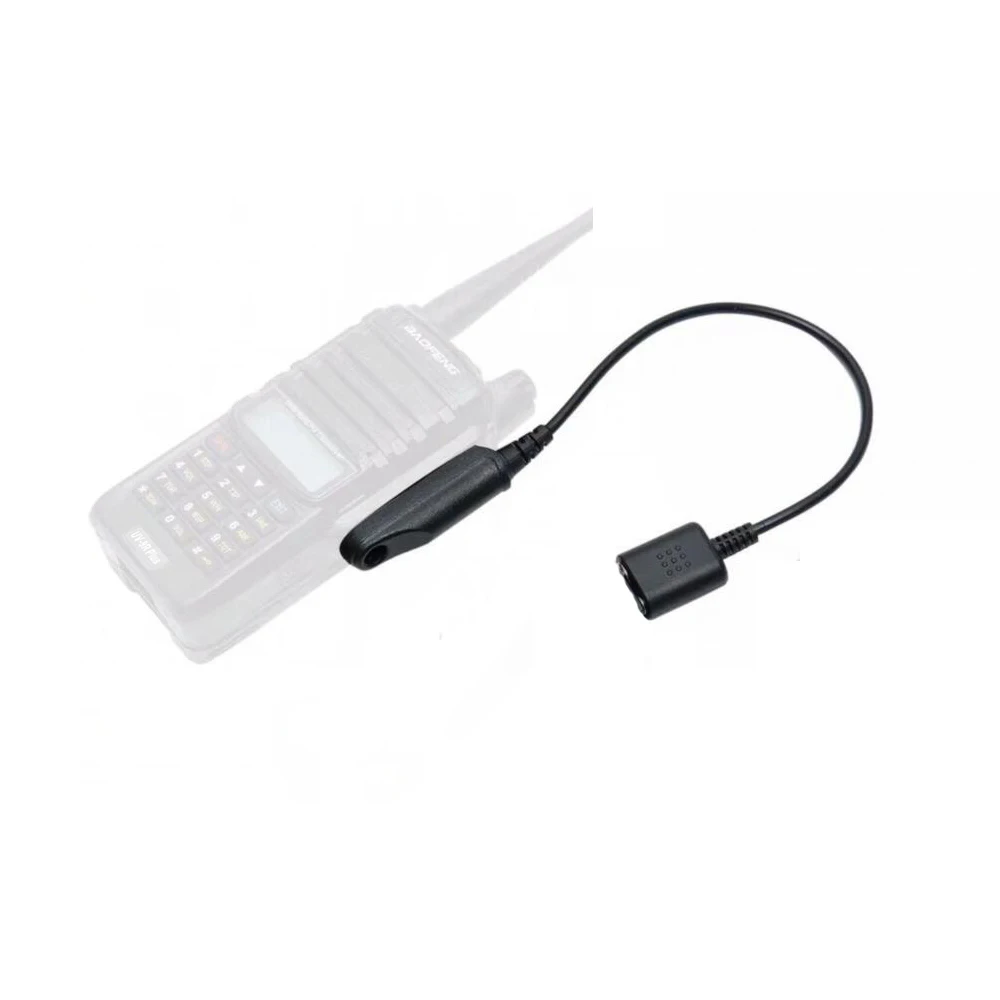 Баофек UV9R плюс K-head 2Pin иди и болтай Walkie Talkie “иди аудио кабель-адаптер для Baofeng BF-9700