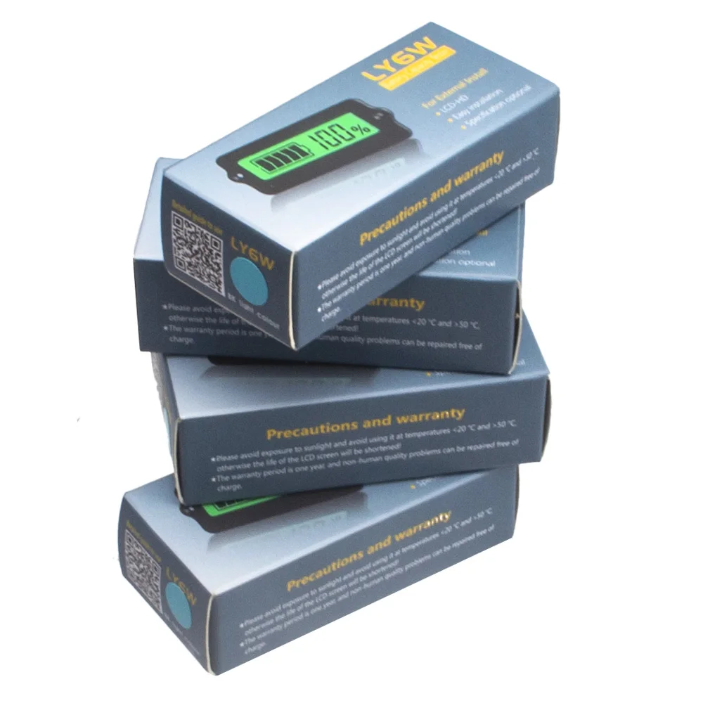 Внешний ЖК дисплей цифровой индикатор емкости батареи тестер для свинцово
