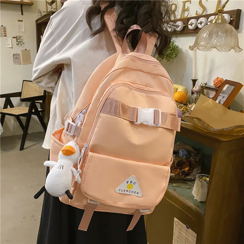 

EST New Cartoon Shoulders Large Capacity Women School Backpack Bag Girls Kawaii Schoolbag Female Travel Casual Mochila Bolsa