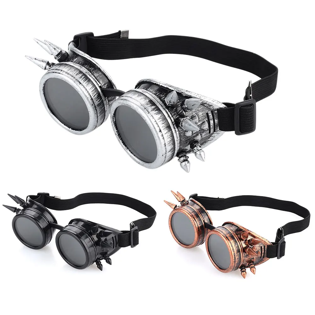 

PC ABS Punk Style Scooter Glasses Goggles Universal Dustproof Motorcycle Retro Glasses Durable Road Dirt Glasses Goggles