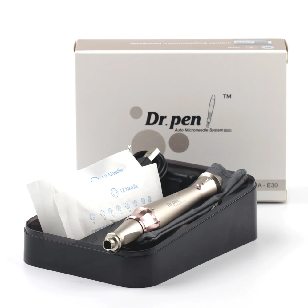 

Dr.pen E30 Wired and Wireless Golden Microneedling Electric Ultima Dr. Pen Derma Pen Dermapen Rolling Skincare Treatment