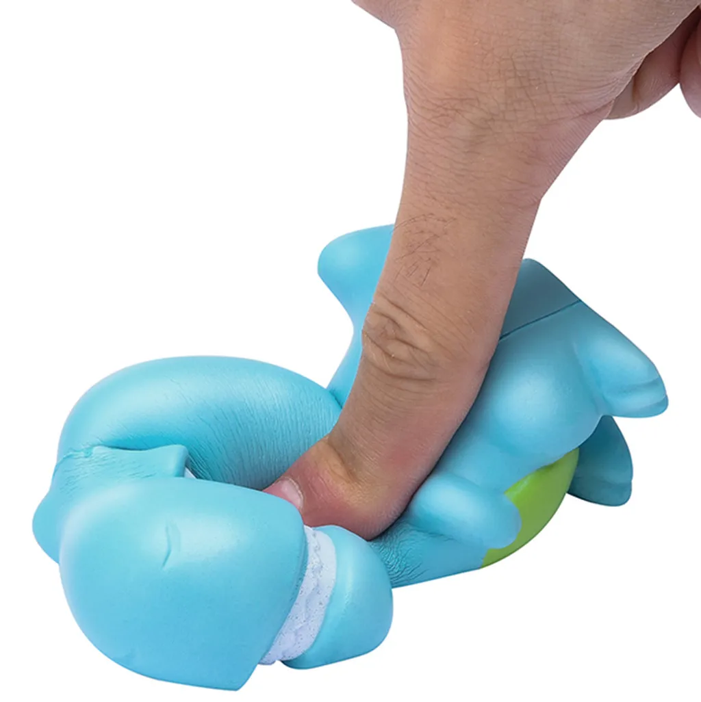 

Fidget toys Squishies Sky Blue Dinosaur Scented Slow Rising Squeeze Stress Reliever Toys Decompression toy Adjust Emotion Toy