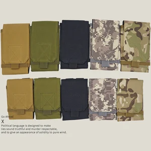 Outdoor Camouflage Waist Bag Tactical Army Phone Holder Sport Belt Bag Case Waterproof Nylon Sport Hunting Camo Bags