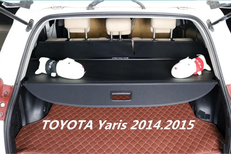 JINGHANG для TOYOTA Yaris L 2014 2015 2016 2017 задний багажник Грузовой Чехол защитный экран тени