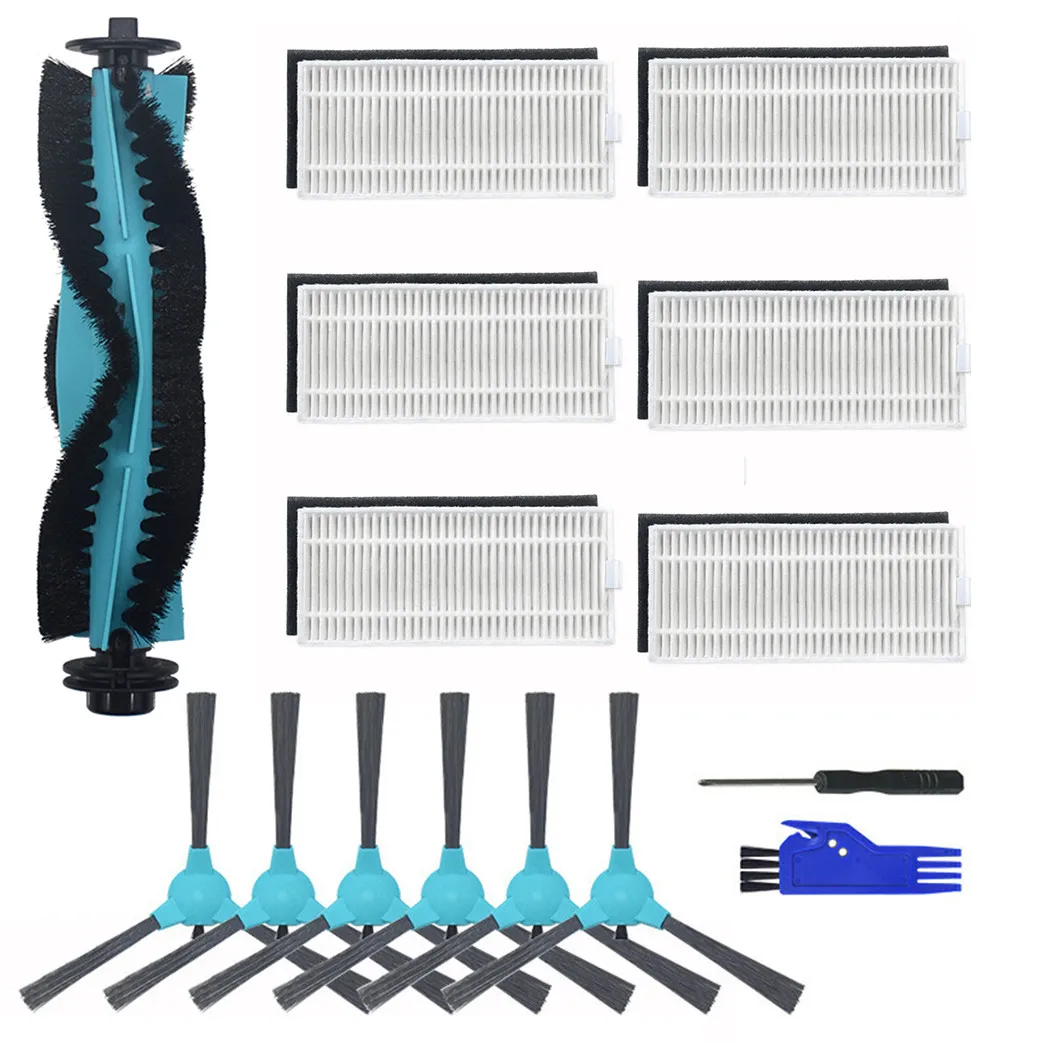 

15pc Roller Brush Filter Kit For Coredy R3500S R550 R500+ R750 Vacuum Cleaner Sweeper Replace Household Cleaning Tools For Home