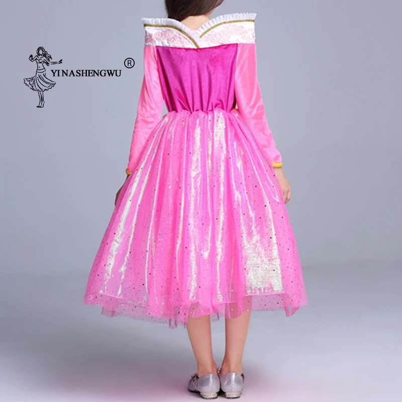 

Cosplay Costumes Baby Girl Children Fancy Pink Puff Dress Sets Kids Halloween Christmas Goddess Dress Up Child Birthday Clothing
