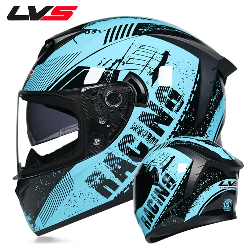 

2021 ECE DOT Approved Full Face Motorcycle Helmets Double Visors Racing Modular Dual Lens Motocross Motorbike Helmet For Adult