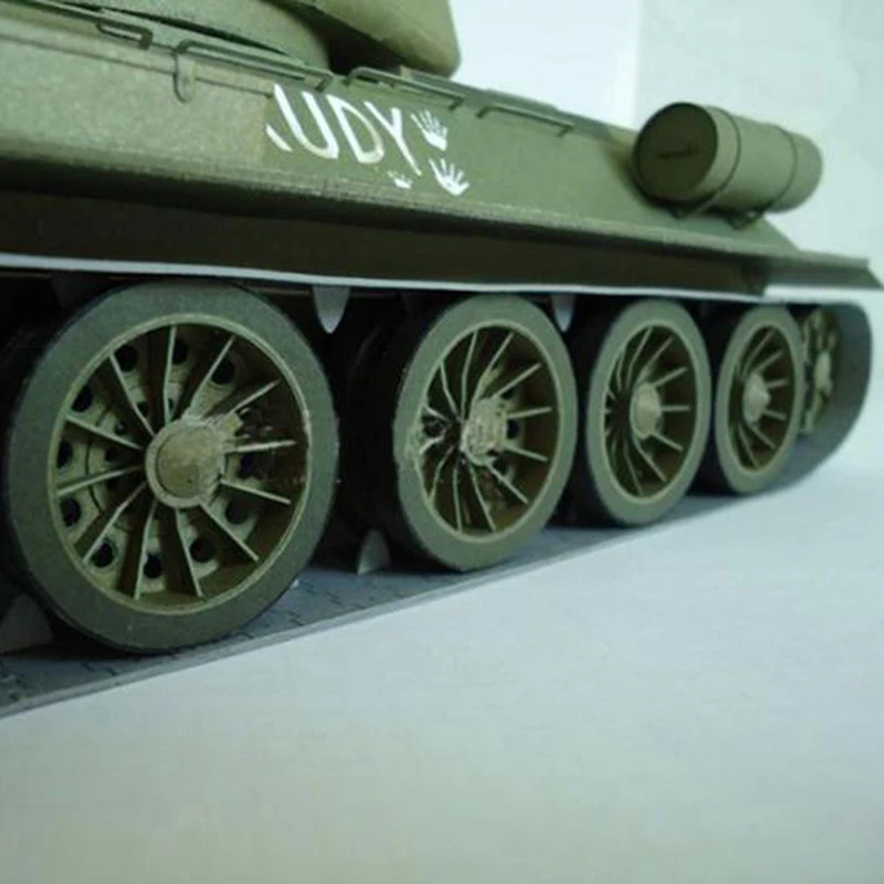 Новый Советского Союза T 34 средний танк &quotсделай сам&quot 3D Бумага карты Модель