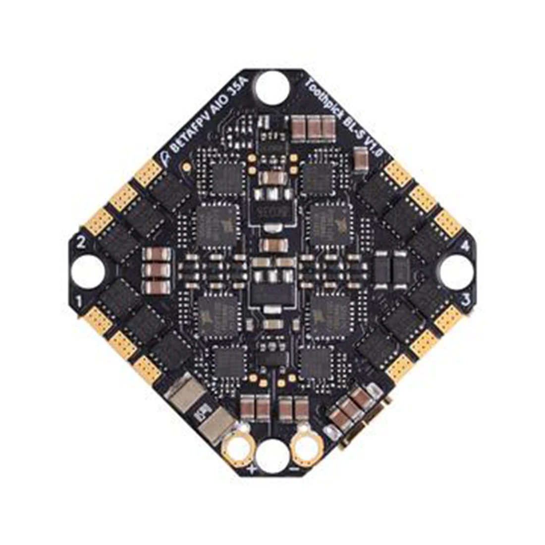 

BETAFPV Toothpick F722 2-6S AIO Brushless Flight Controller 35A(BLHeli_32) for Drone