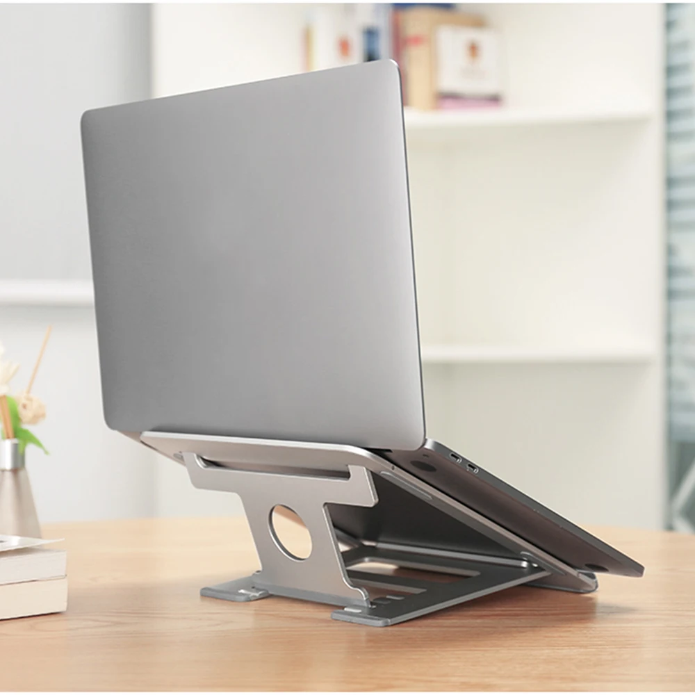 Портативная подставка для ноутбука складная поднятый складной алюминиевый