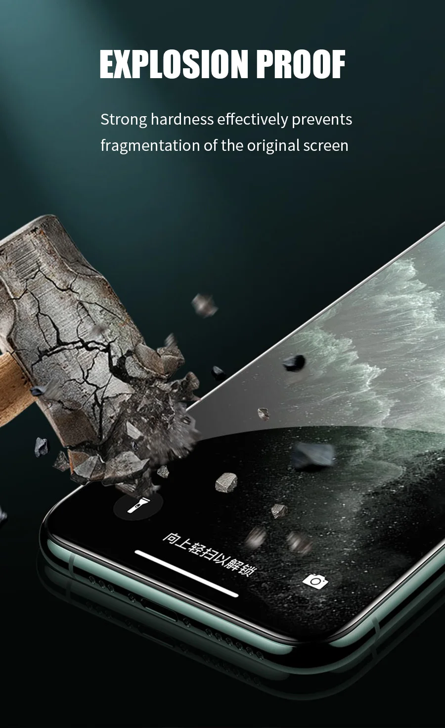 10pcs 6D Full Glue Tempered Glass For iPhone 1413 12 pro X XR XS Max Screen Protector For iPhone SE 2020 SE 2 8 7 6 6s Plus SE2