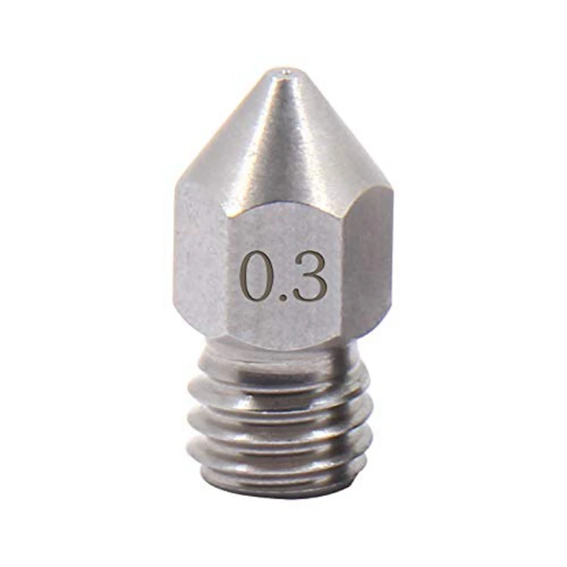 

18PCS MK8 Nozzle M6 Threaded Stainless Steel for 1.75mm Filament Creality CR-10 Ender 3 Nozzle MK8 Makebot 3D Printer