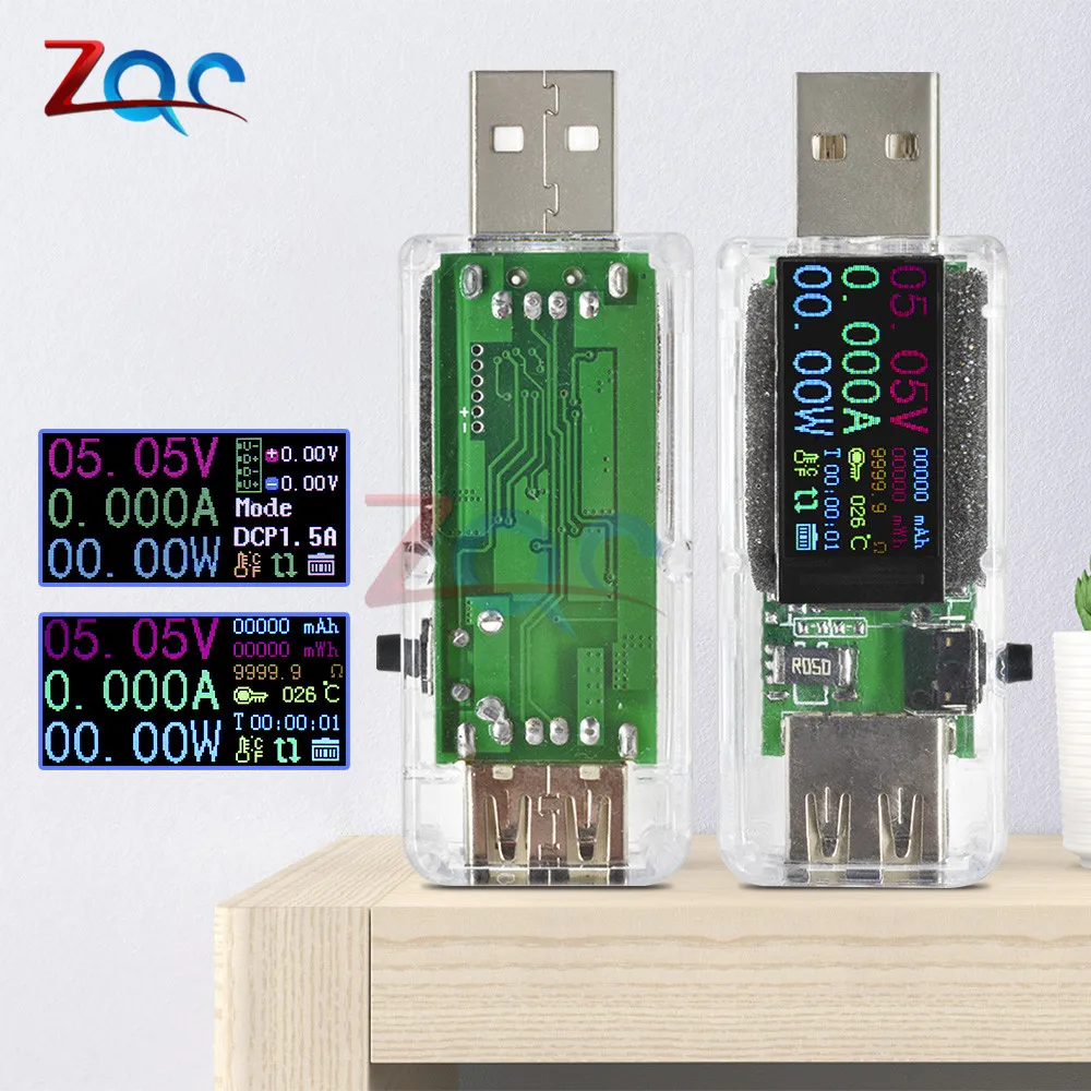 14/24 в 1 QC3.0 2,0 USB тестер постоянного тока цифровой вольтметр измеритель тока Амперметр детектор монитор Индикатор питания зарядное устройство