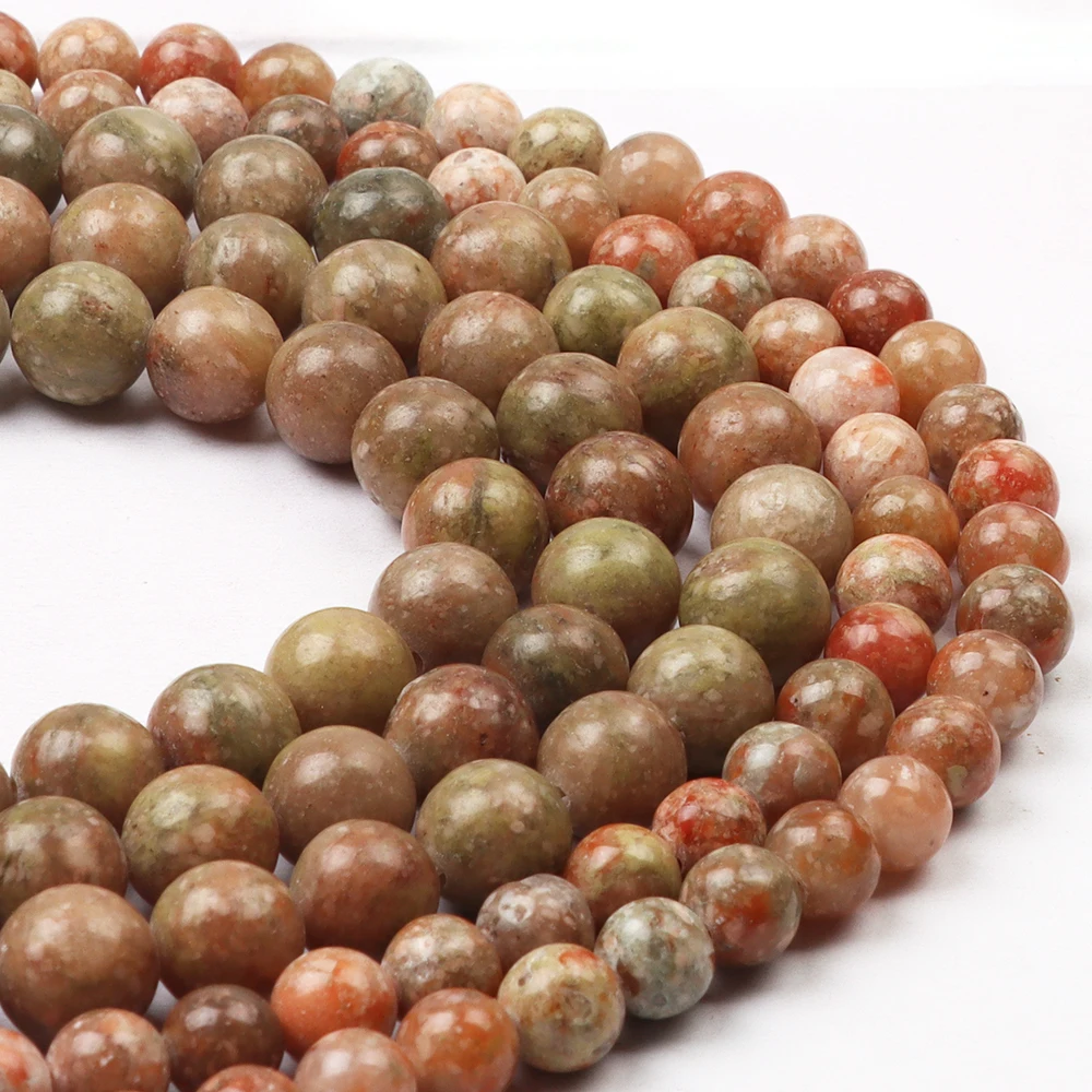 

Natural Beads Round Loose Stone Beads are Used to Make Jewelry DIY Bracelet Picture Stone Beads-6/8/10mm