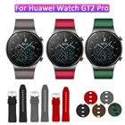 Кожаный оригинальный ремешок для Huawei Watch GT 2 Pro, сменный ремешок на запястье, браслет для умных часов Huawei GT2 Pro, аксессуары