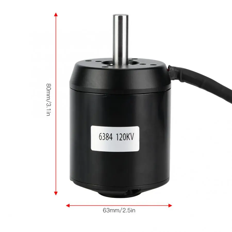 6384 120KV BLDC Outrunner бесщеточный сенсорный двигатель для электрического балансира