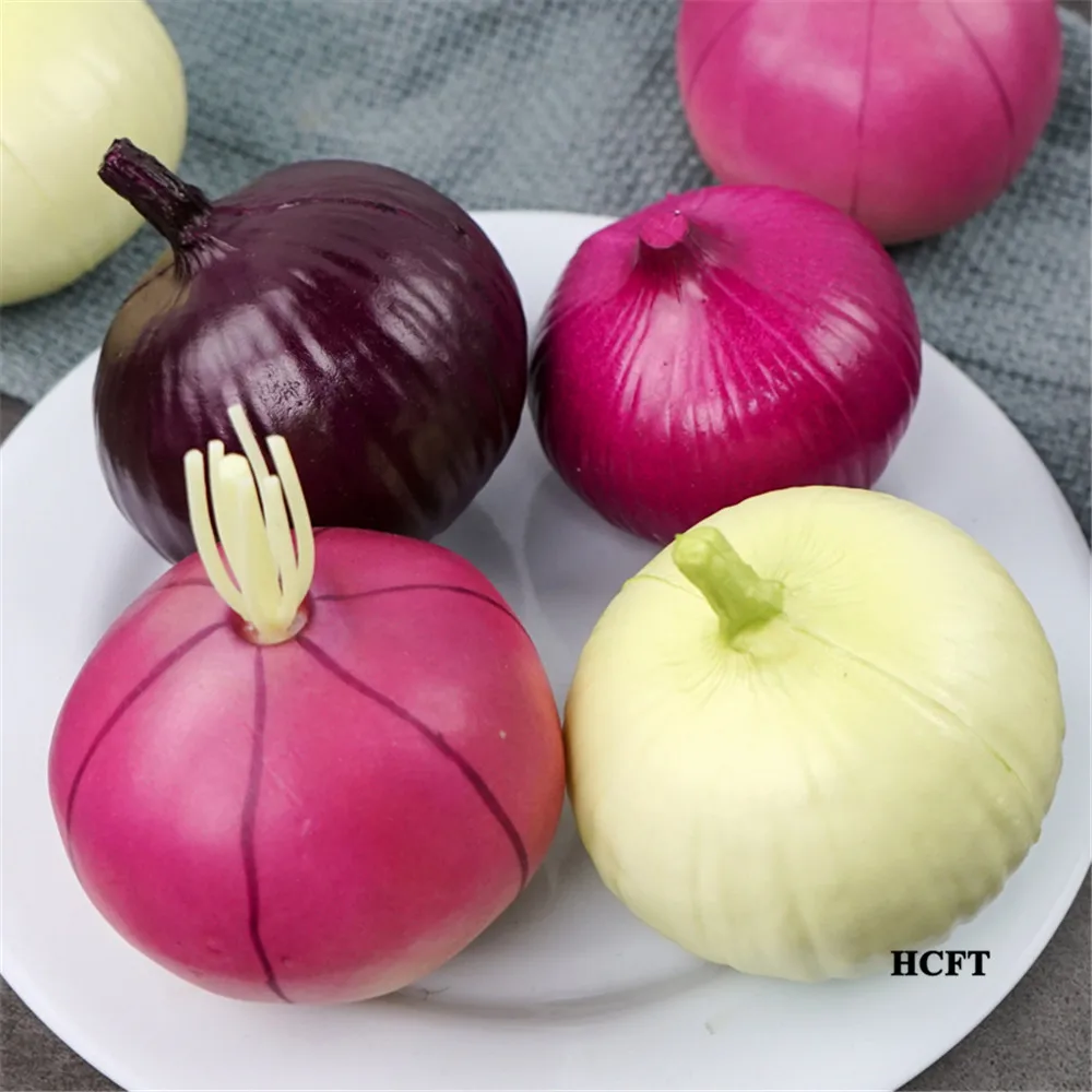 

Faux onion model dining room Kitchen cabinet hall hotel restaurant store shop decoration artificial fake vegetables props