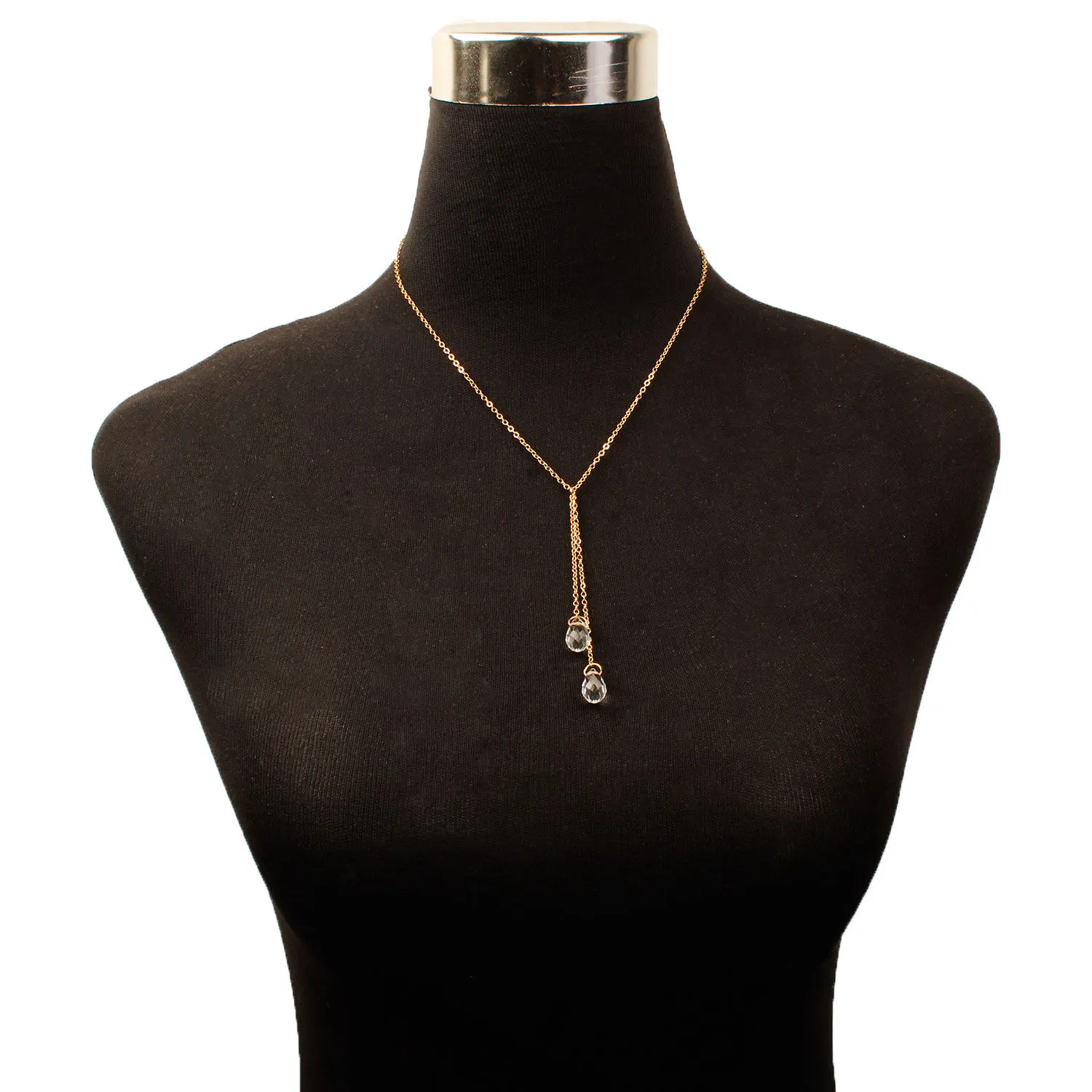 Богемное геометрическое ожерелье цепочка модное прозрачное с подвеской в виде