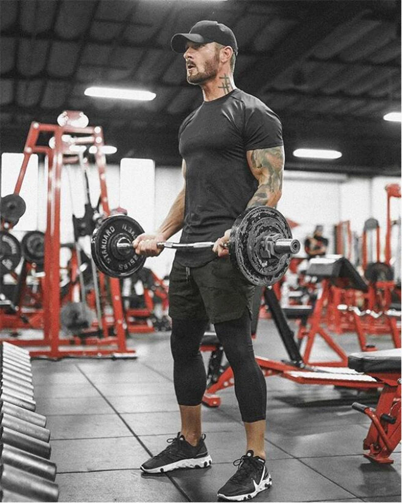 

New Trend Casual T Shirts Breathable Mens Short Men Cool Tee Shirt Tops Short Sleeve Fitness Tshirt Mesh Mens Shirts Clothing