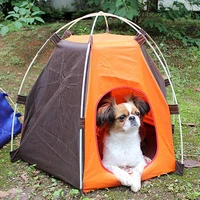 50 hot sales folding anti ultraviolet waterproof pet tent patchwork house for small dog cat