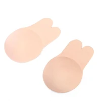 1 pair female anti bump lift chest stickers breathable rabbit ear chest stickers anti sagging invisible bra without steel ring