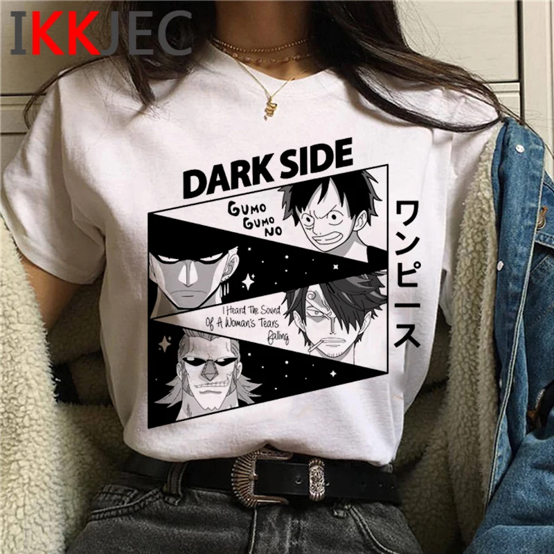 

One-piece Luffy Harajuku T-shirt One Piece Funny Cartoon Japanese Anime T-shirt Streetwear Kawaii Graphic T-shirt Hip Hop Top