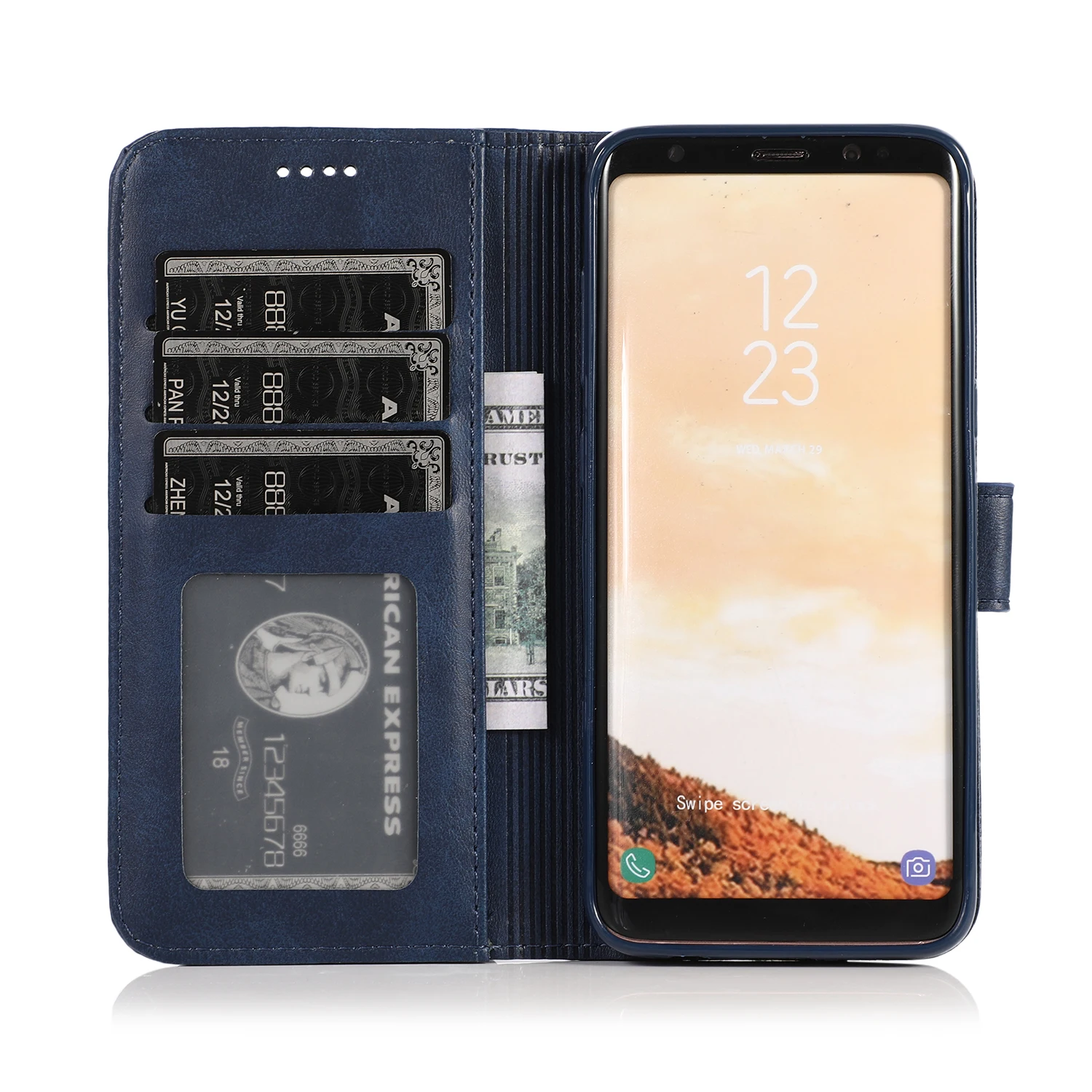 Флип кошелек ТПУ кожа мягкий чехол подходит для samsung Galaxy S10 Plus S10E S10 S9 Plus S9 S8 Plus S8 чехол