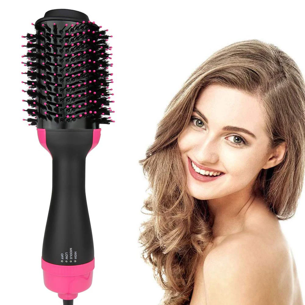 

Hair Dryer Brush One Step Hair Dryer & Volumizer 3 in 1 Negative Ion Hot Air Brush Best Gifts for the Family 10 orders
