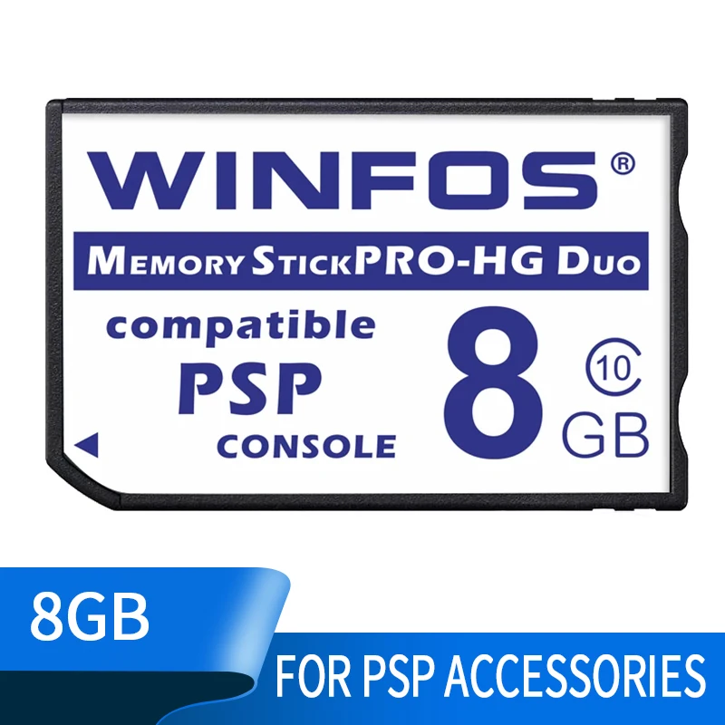 Winfos для PSP Accessories 8G MS Pro Duo карта памяти с полной реальной емкостью | Компьютеры и