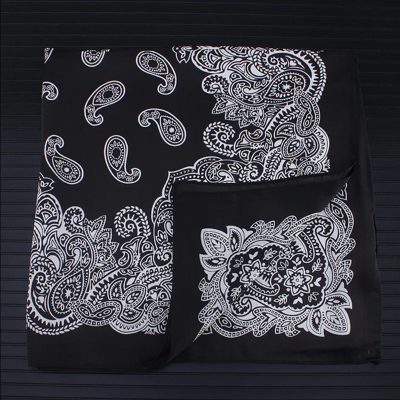 

2020 Fashion Unisex Hip Hop Bandana Square Scarf Paisley Headwear Wrist Hairwrap Scarf Neck Head Wrap Band Women/Men/Boys/Girls