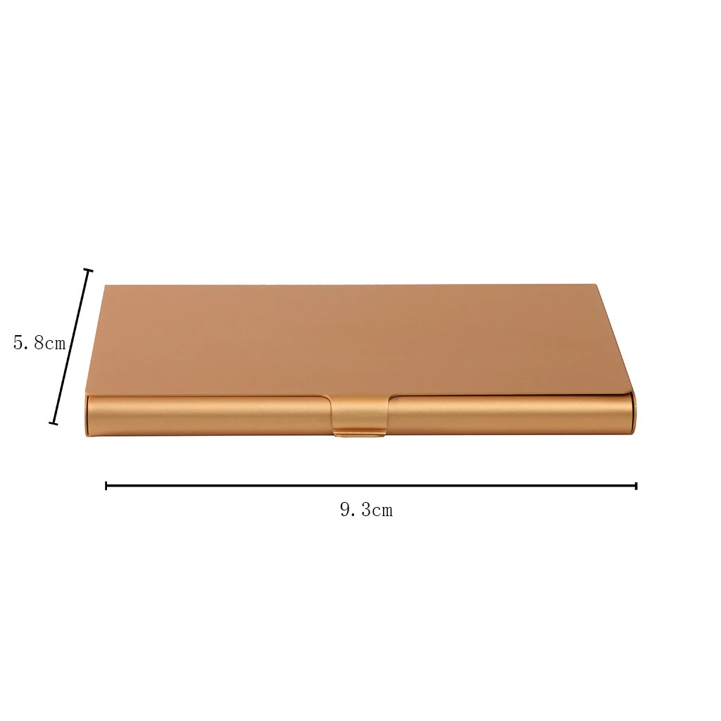 Модный держатель для кредитных карт мужской и женский кожаный футляр