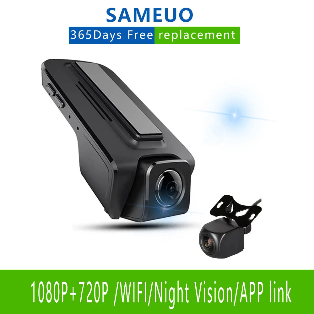 

SAMEUO U100 Hidden Mini USB Car DVR ADAS FHD 1080P 720P Dash Cam Camera Auto Recorder Hidden Type for Android Car navigation