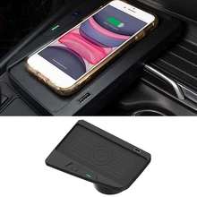 10W car qi wireless charger charging plate phone holder for BMW 3 4 Series F30 F31 F32 F33 F34 F35 F36 2014-2018 accessories