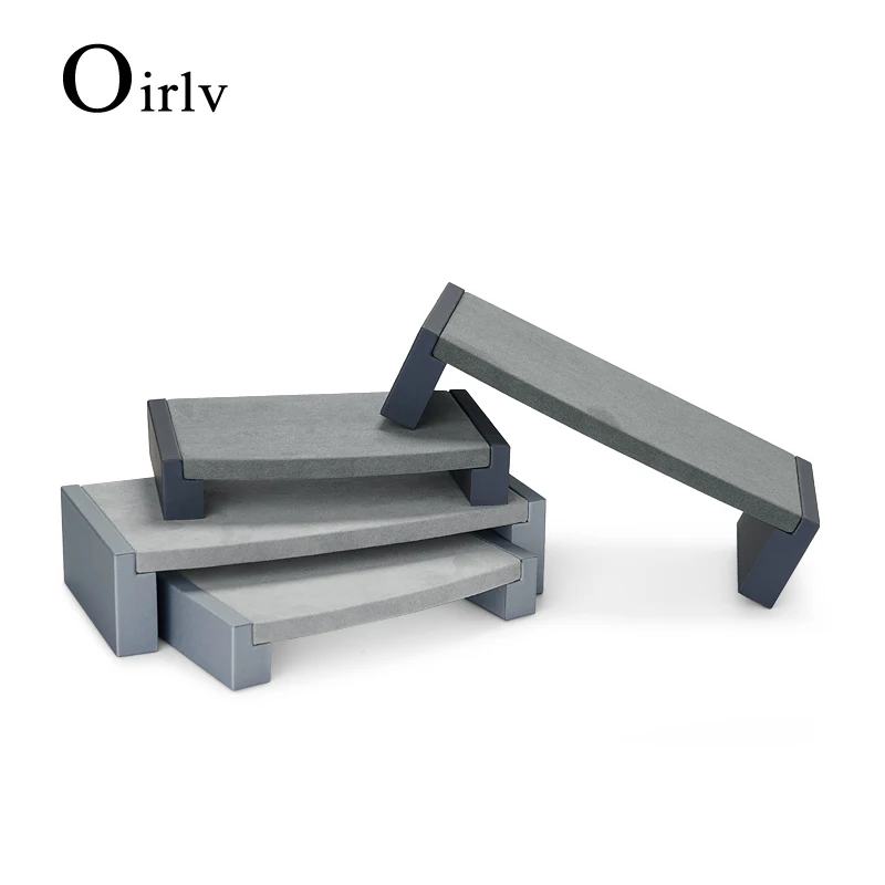 Oirlv New Light Luxury PU Leather Creative Stool Jewelry Display Props Necklace Jewelry Display Display Set