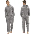 Пижамный комплект мужской, зимний, теплый, фланелевый, с длинным рукавом, домашняя одежда для отдыха, 2021