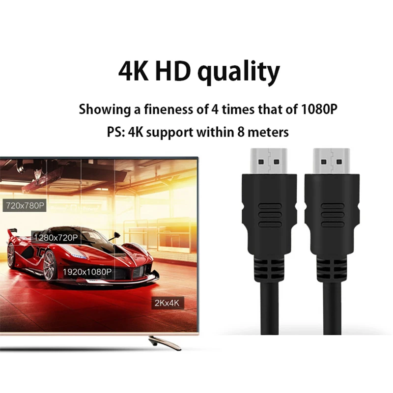 Кабель HDMI Cavor с позолоченным штекером 2 0 к 5 м 1 8 3 1080P|Кабели HDMI| |