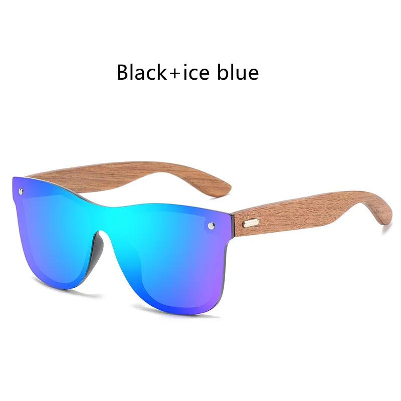 Очки с бамбуковыми и деревянными дужками поляризованные солнцезащитные очки 356