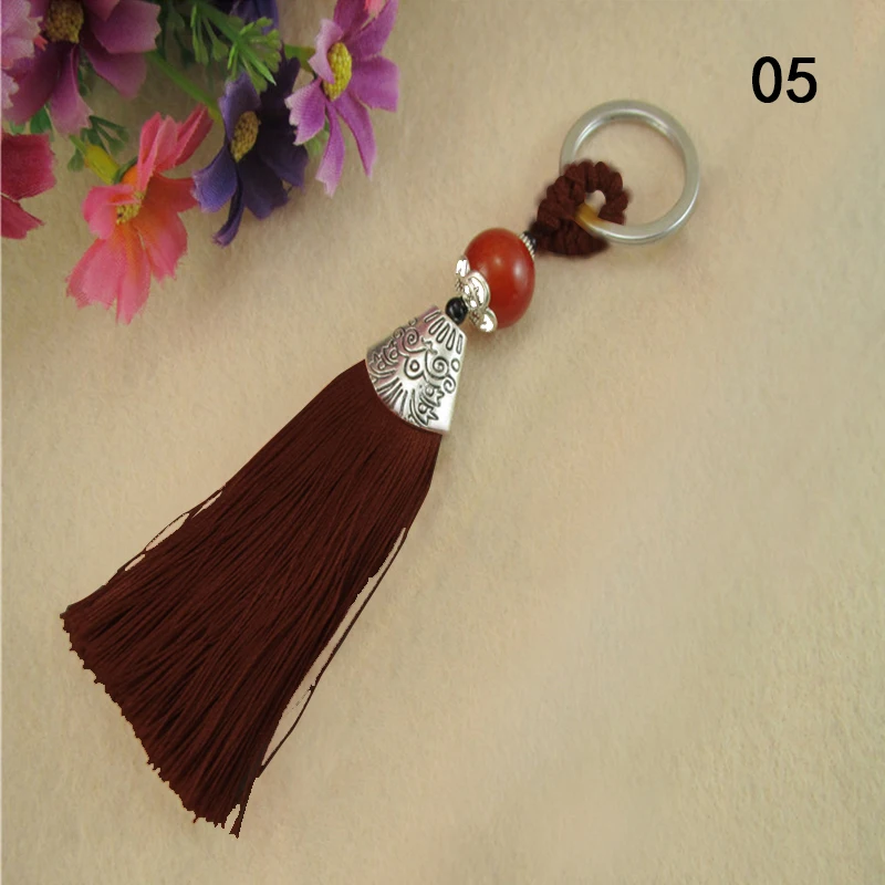 Брелок для ключей в китайском стиле с кисточками | Украшения и аксессуары