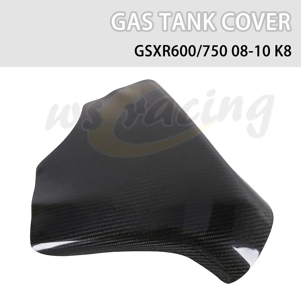 

Motorcycle Black Carbon Fiber Gas Cap Tank Cover Guard Protection For SUZUKI GSXR 600 GSXR 750 2008 2009 2010