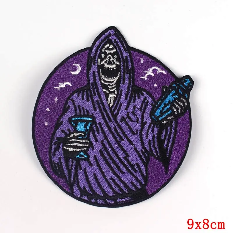 Prajna панк мультфильм патч железо на заплатках одежде вышитые патчи для одежды