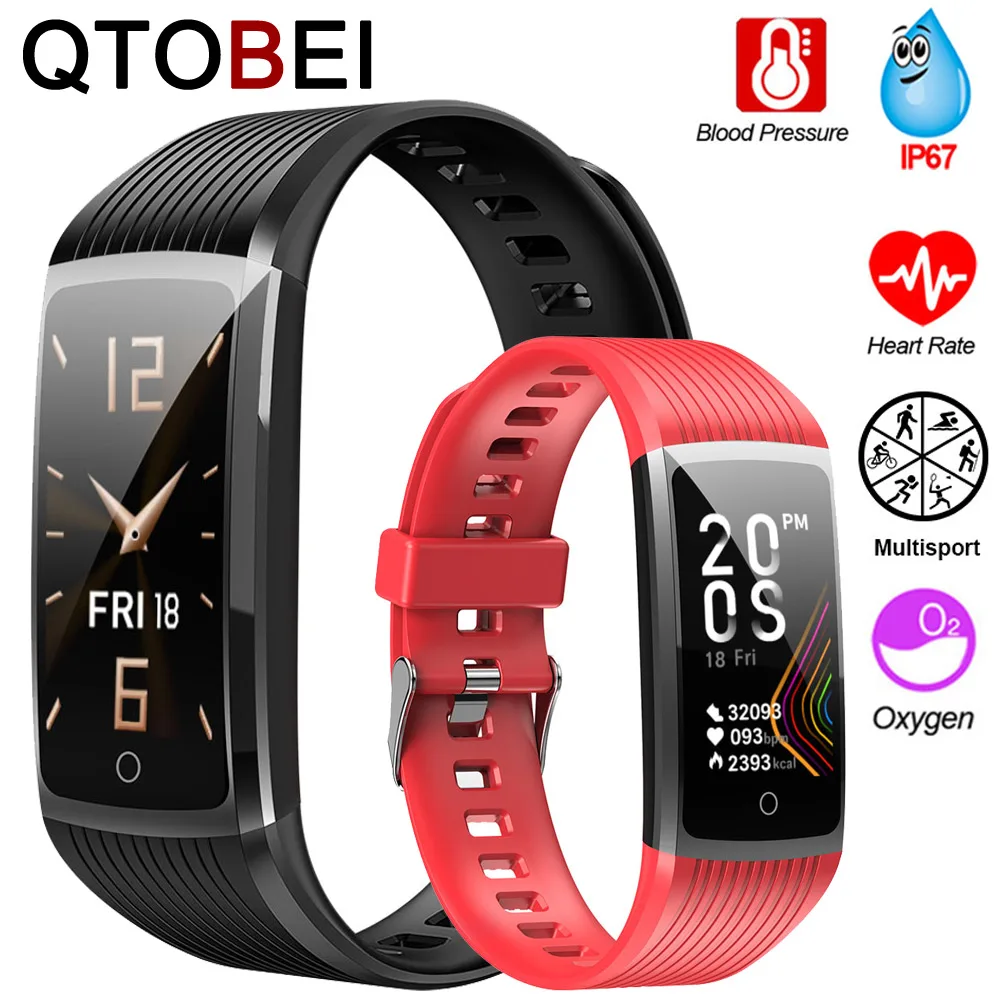 

Фитнес-браслет унисекс, с пульсометром и тонометром