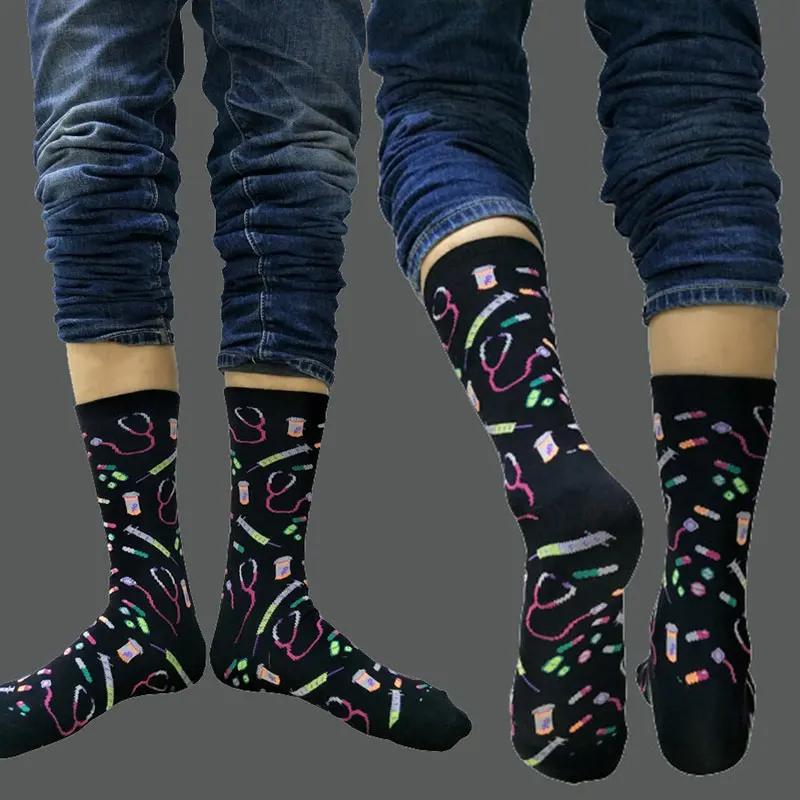 Носки компрессионные женские и мужские хлопковые Удобные Компрессионные