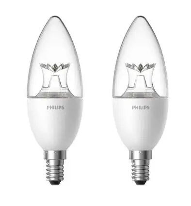 New Original Xiaomi Smart Candle Shape LED Lamp E14 Bulb light 3.5W 0.1A 220-240V 50/60Hz Wifi Remote Control by Mi home App D5 - Цвет: 2pcs crystal version
