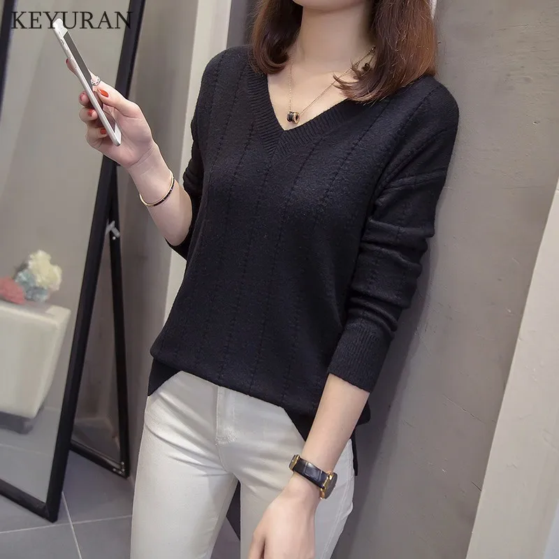 2021 осень-зима новый женский свободный пуловер свитер для женщин размера плюс XXXL