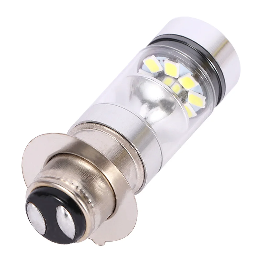 BA20D H6 100W LED Motorcycle Bike Moped Scooter ATV Headlight Bulb White 6000K Motorbike DRl Daytime Light |