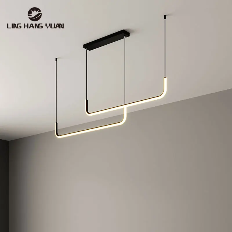 Современный светодиодный подвесной светильник 150 см 120 люстра для столовой кухни