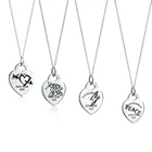 2020! Ожерелье из стерлингового серебра 925 пробы в форме сердца со стрелой Купидона, модное женское ожерелье, подарок для любимых